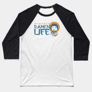 Ramen Life Asian Food Lover, Japanese Cuisine, Cute Baseball T-Shirt